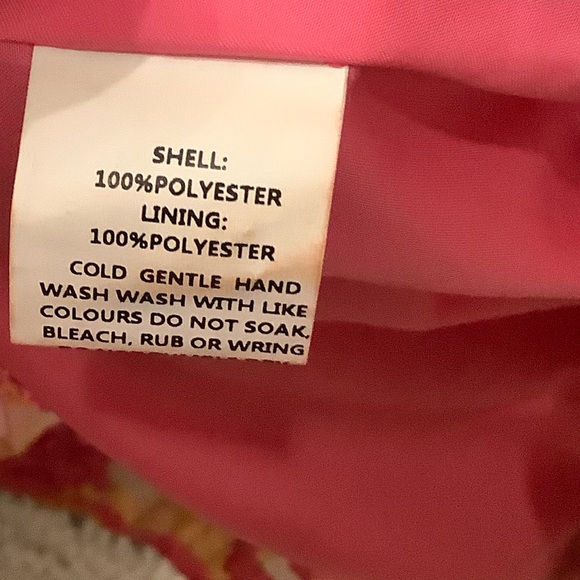 YH & CO PINK FLORAL MINI DRESS WITH PUFFY SLEEVES. SIZE 14/XL - Picture 14 of 16